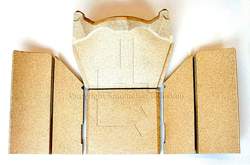 Contura 520 Style Kaminofen Brennraumauskleidung / Innenverkleidung