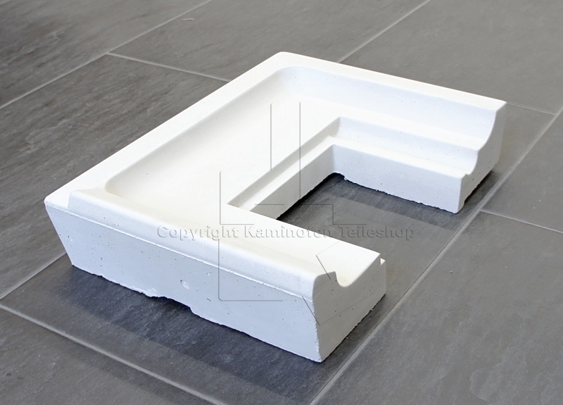 Contura i21 linker Bodenstein der Brennraumauskleidung aus Thermotte