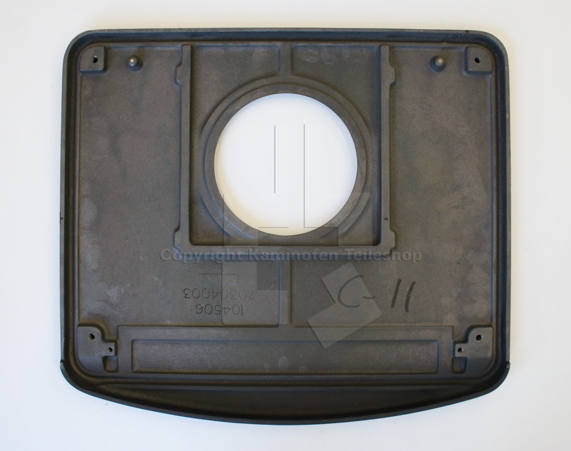 Scan Andersen 8-2 Gussdeckel für Modelle mit Specksteinseiten von unten