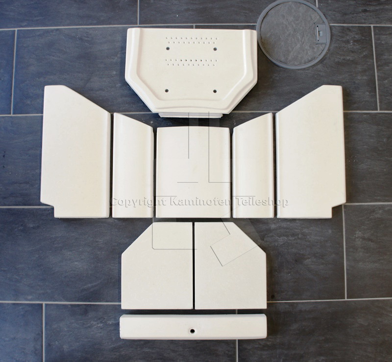 Nordpeis London Brennraumauskleidung, 9-teilig