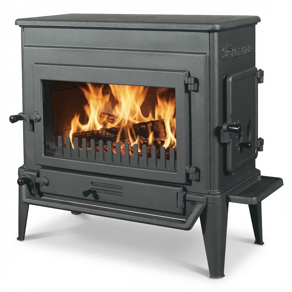 Kamin, Holzofen, Holzfeuer, Feuerstelle, Stahlkamin