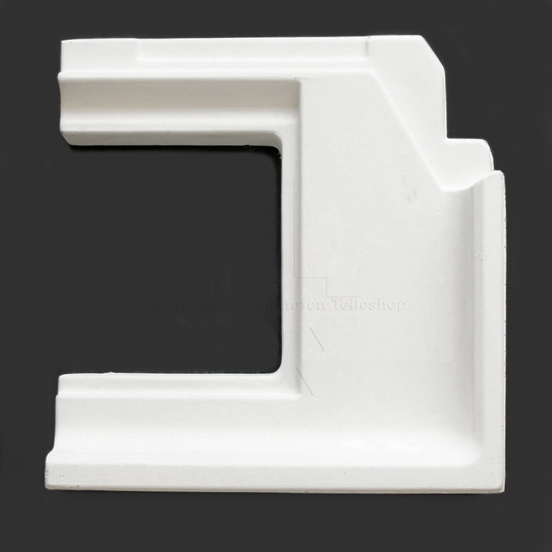 Nordpeis Q-34UL rechter Brennraumbodenstein aus Thermotte