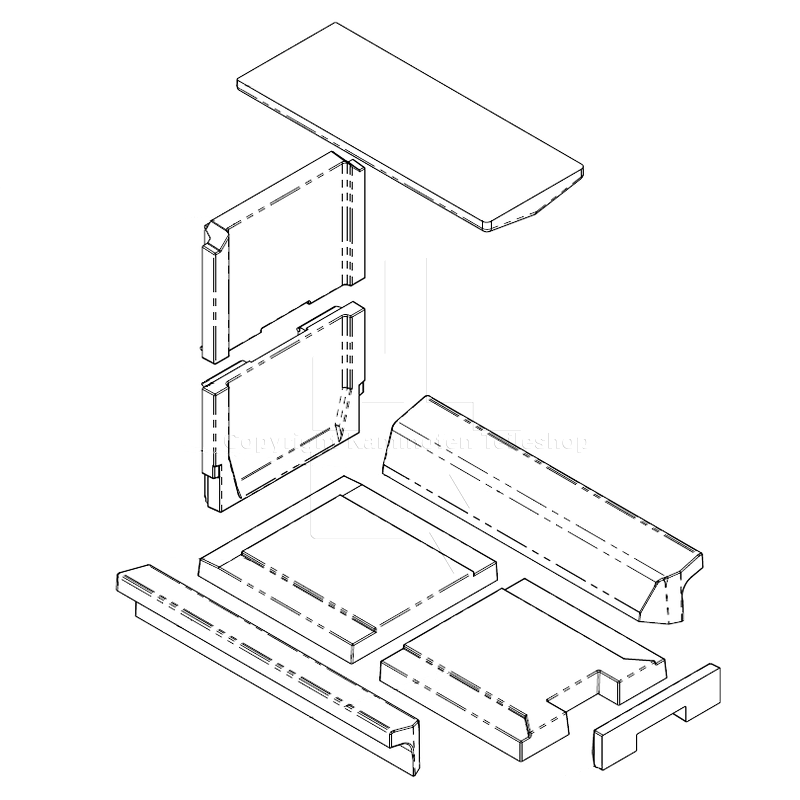 Nordpeis N-29P Brennraumauskleidung