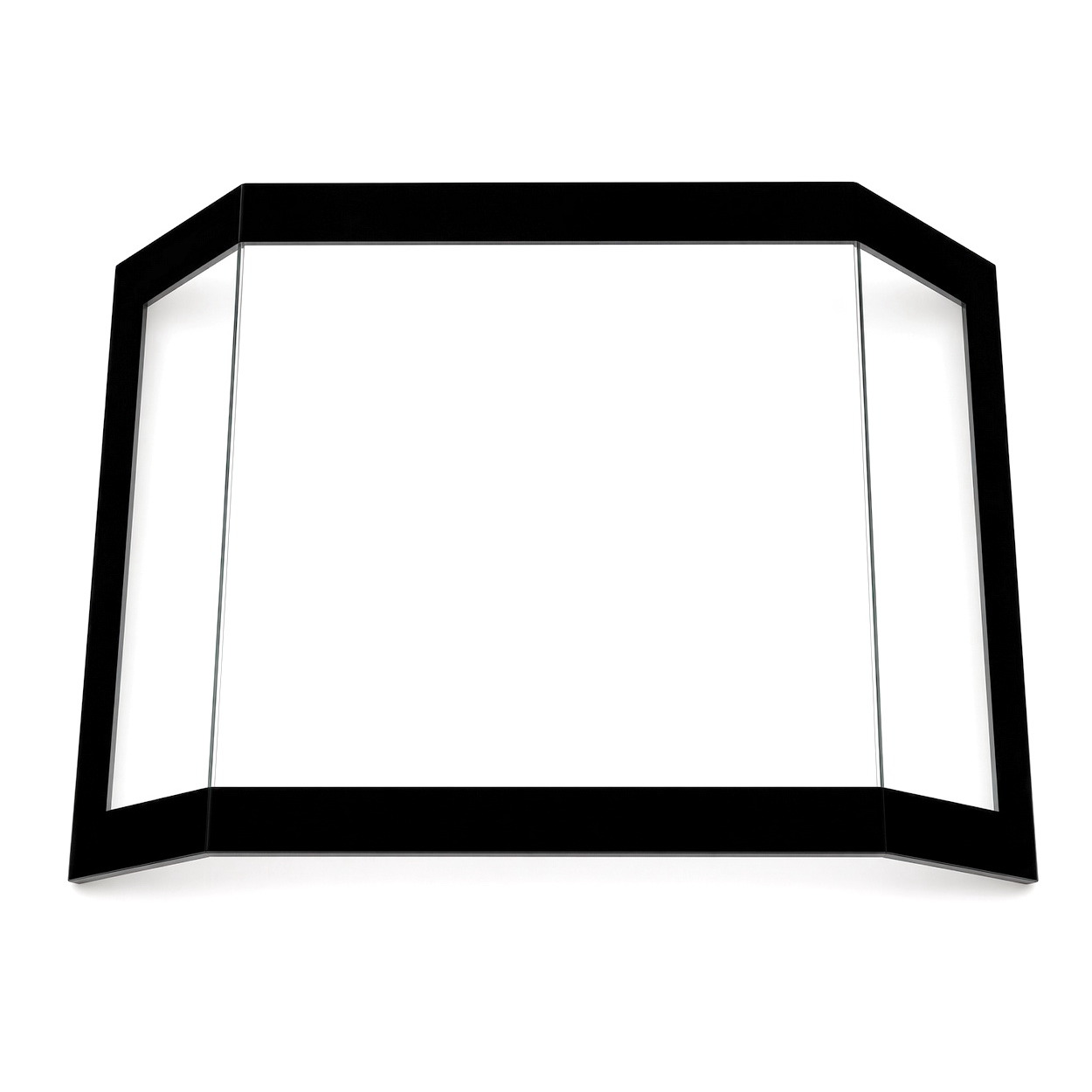 Rahmen, Wandhalter, Glasrahmen, Beleuchten?, Schwarz