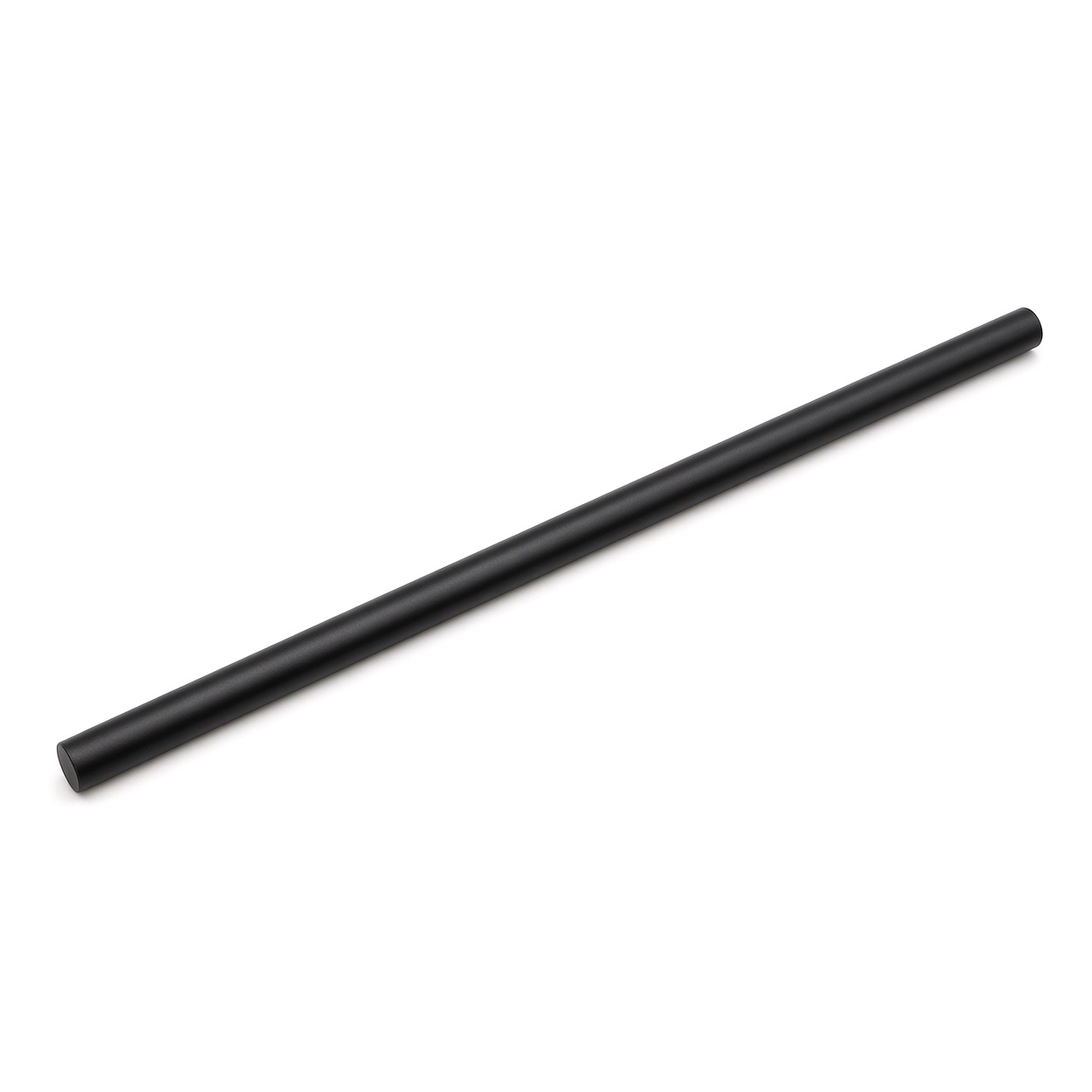 Metallstange, schwarz, zylindrisch