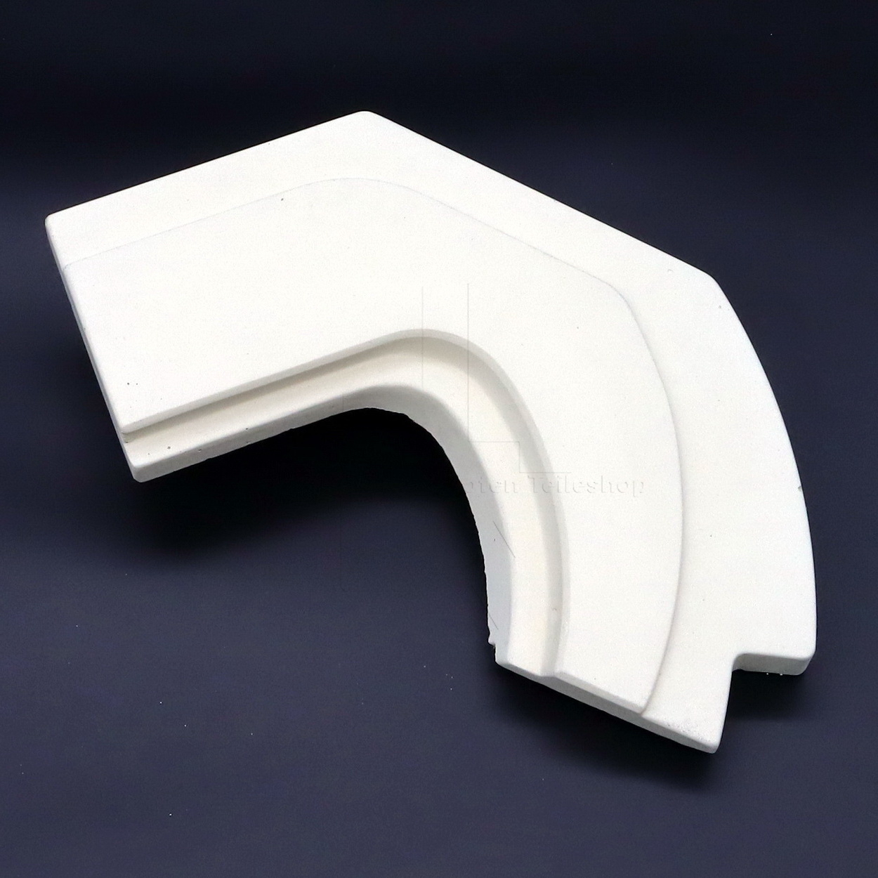 Nordpeis Origo rechter Brennraumbodenstein aus Thermotte