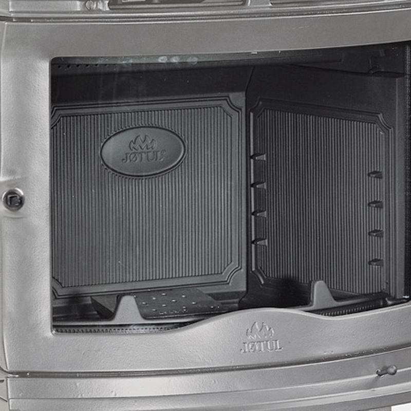 Jotul I 80 Luftverteiler Position in Brennkammer