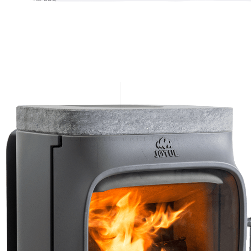 Jotul F 105 Specksteindeckel mit Stahlabdeckung in schwarz BP