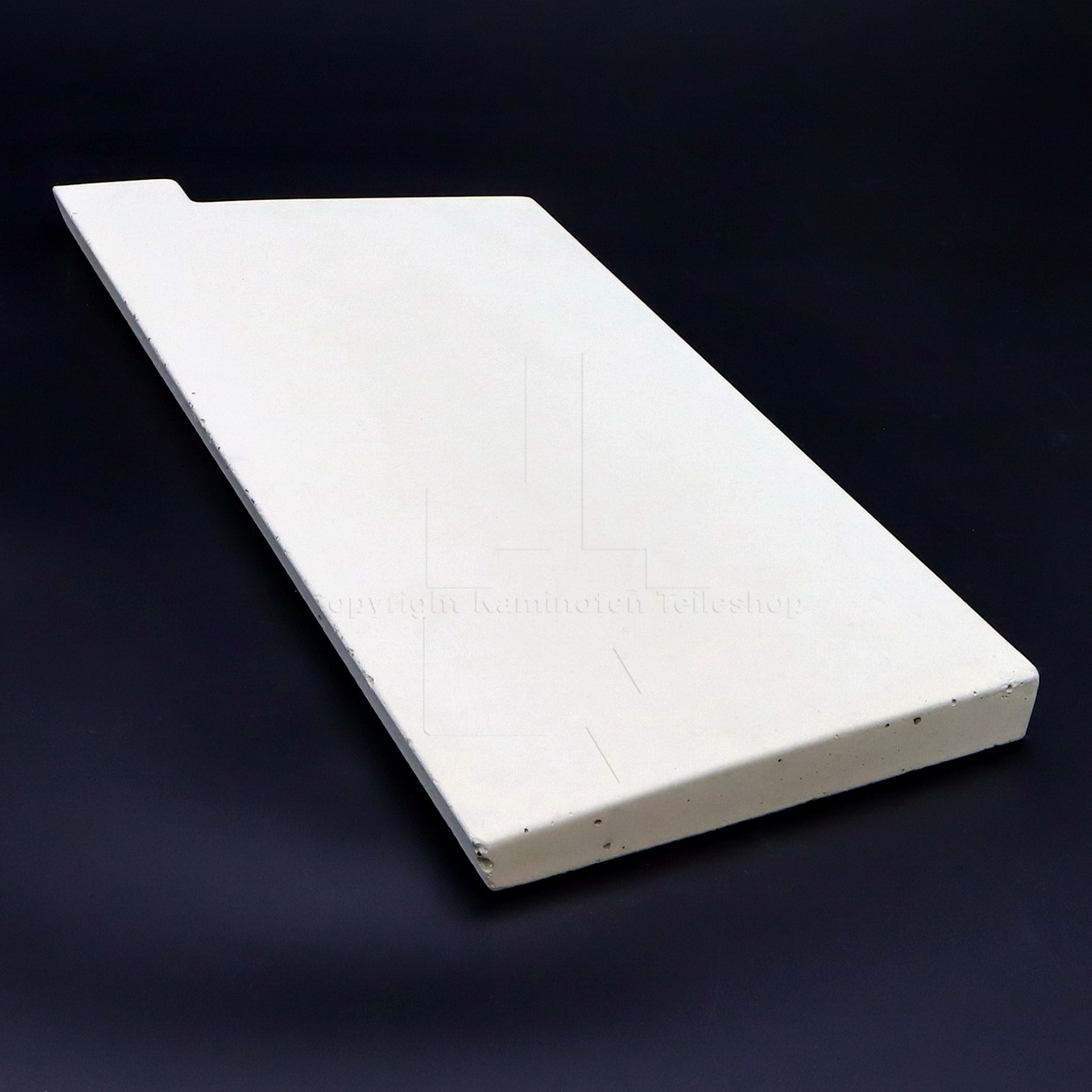 Nordpeis Quadro linker Seitenstein aus Thermotte