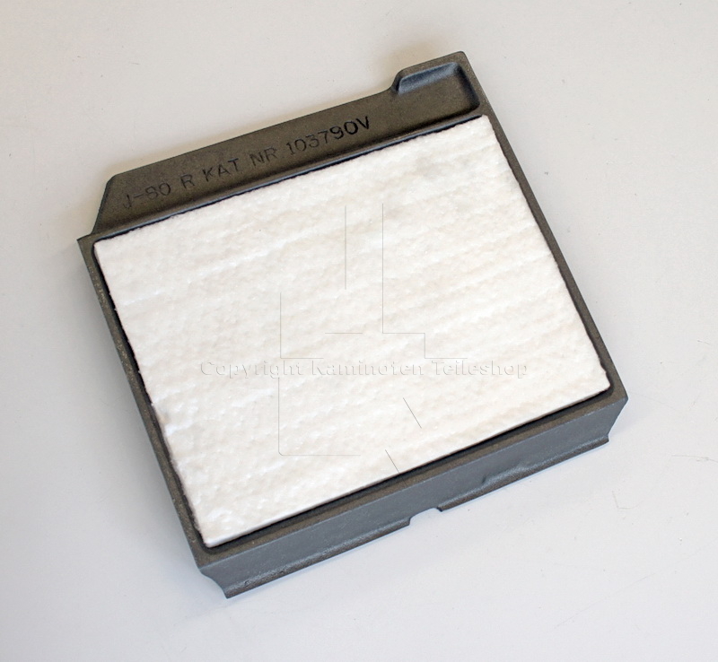 Jotul I 80 CB Mini linke Hitzeschutzplatte_Rückseite mit Dämmfilz