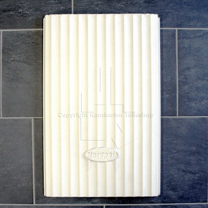 Nordpeis Malaga hinterer Stein der Brennraumauskleidung aus Thermotte