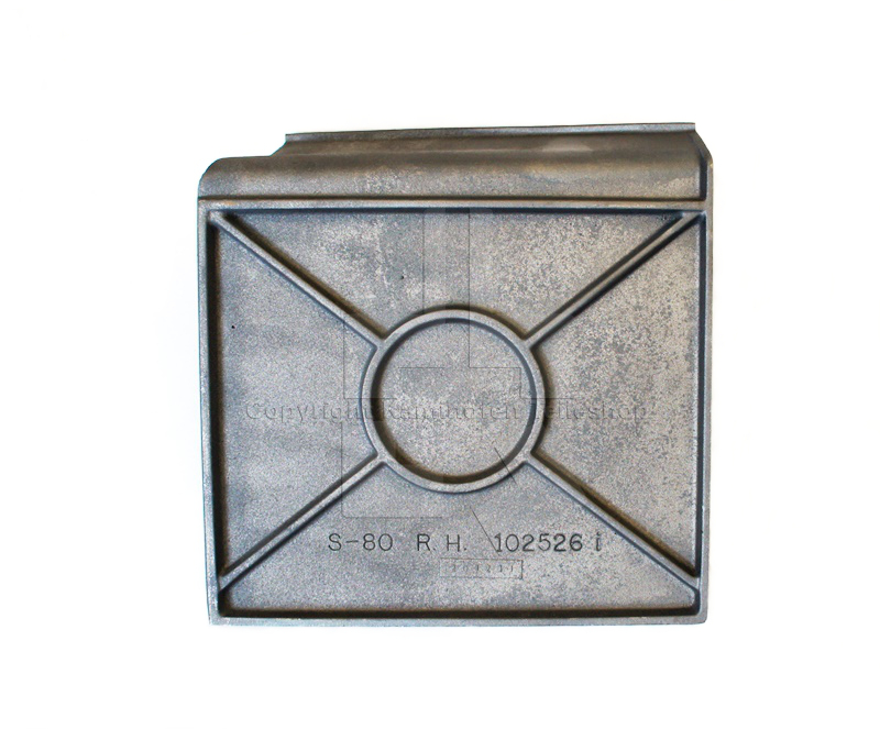 Jotul I 80 RH / I 90 Vision seitliche linke Hitzeschutzplatte aus Guss Rückseite