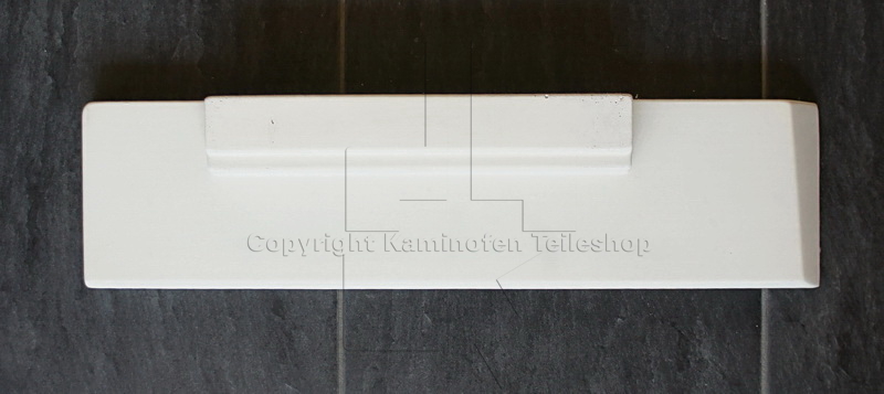 Nordpeis Q-34AL rechts Frontbodenstein der Kaminauskleidung aus Thermotte