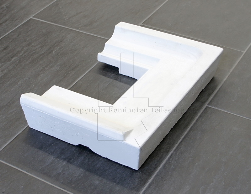 Contura i21 rechter Bodenstein der Kaminauskleidung aus Thermotte