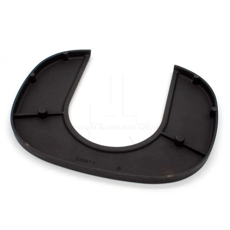 Contura 880 Gussabdeckung in schwarz - Unterseite