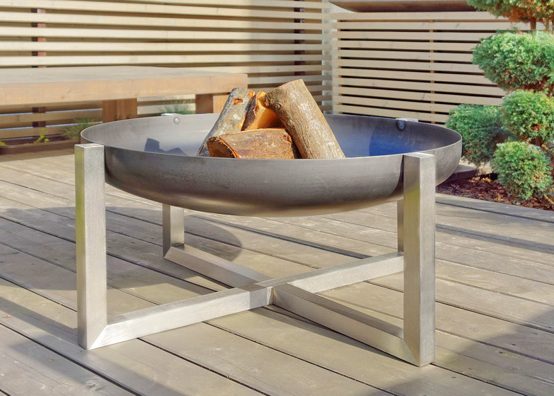 Feuerschale Cacus ø 79 x 39 cm aus Edelstahl