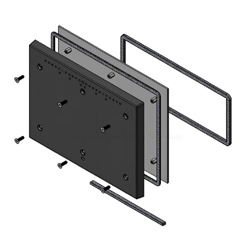 Nordpeis Salzburg XL Rückwandplatte mit Luftkanal
