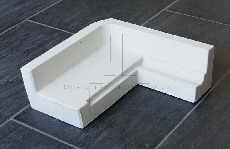 Nordpeis Monaco C rechts Bodenstein links der Brennraumauskleidung