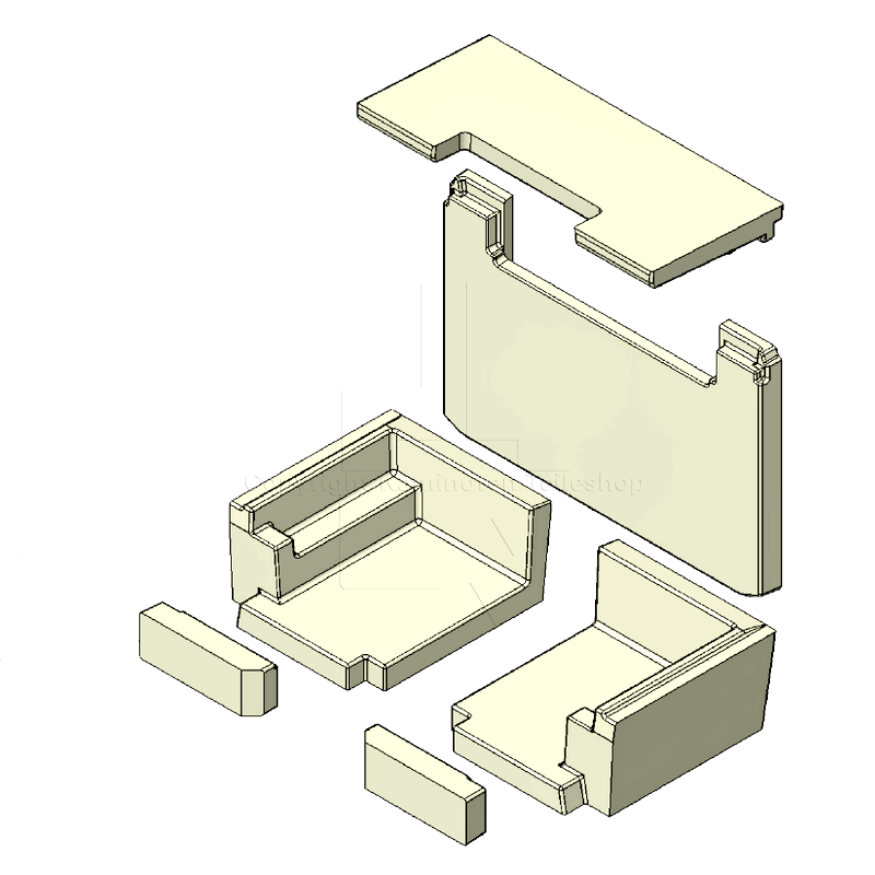 Nordpeis N-20U Brennraumauskleidung aus Thermotte