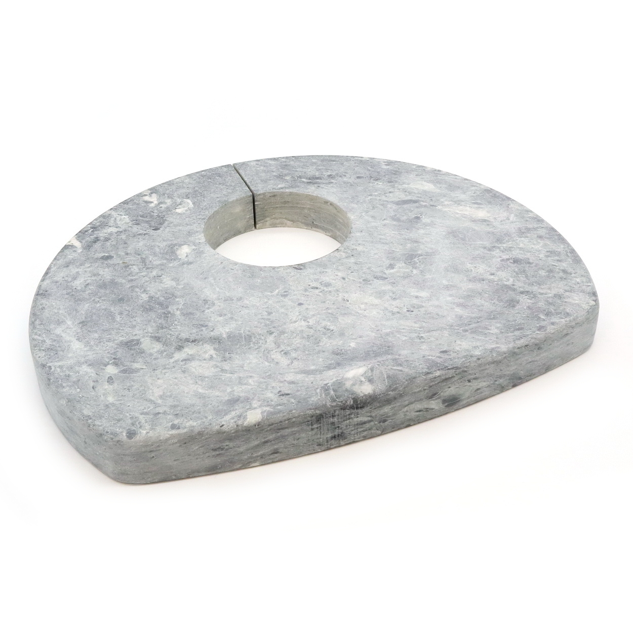 stein, steinkachel, grau, runde aussparung, plattenform, stein, ring, loch, platte, grau