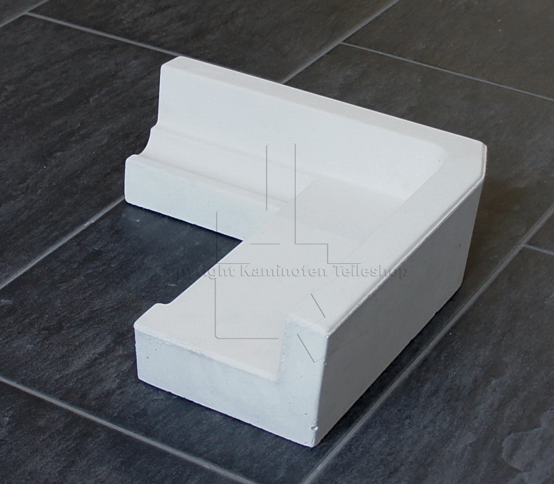 Nordpeis Panama Eck links Bodenstein rechts der Feuerraumauskleidung