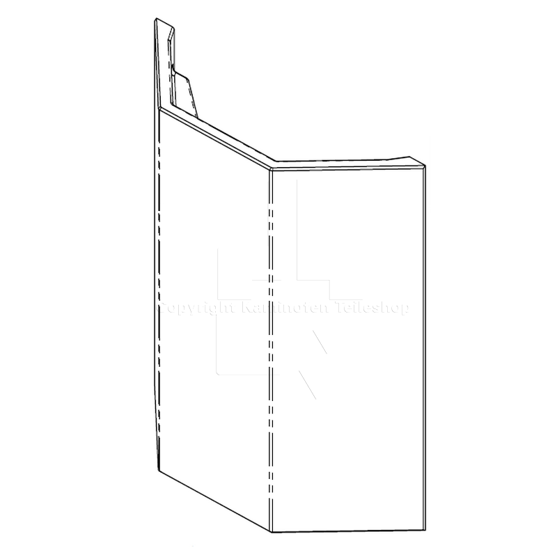 Nordpeis Quadro Colorado Fußstein hinten