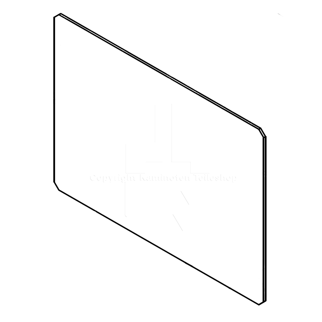 Jotul I 510 Glasscheibe