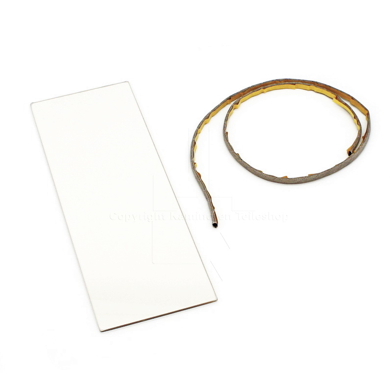 Nordpeis Ellen Kaminscheibe für 4-flügelige Tür