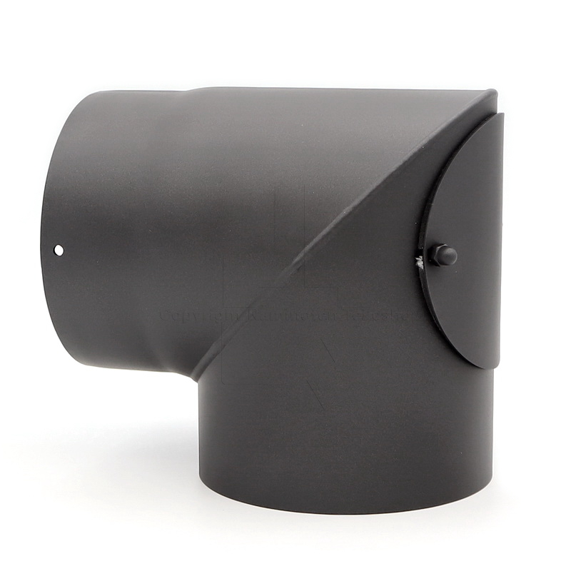 Skantherm elements eck 90° Rauchrohrbogen für feststehende Brennkammer