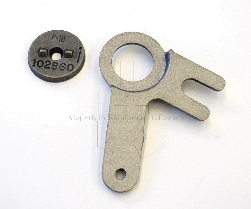 Jotul I 18 Umlenkhebel mit Unterlegscheibe für Rüttelrost