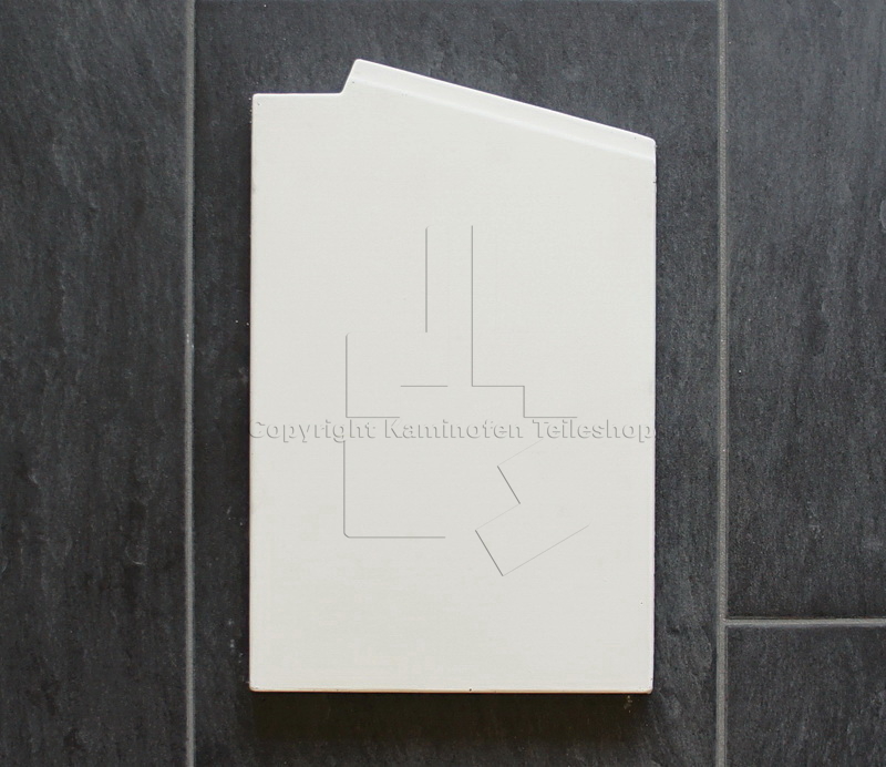 Nordpeis Q-34AL rechts Seitenstein links der Brennraumauskleidung