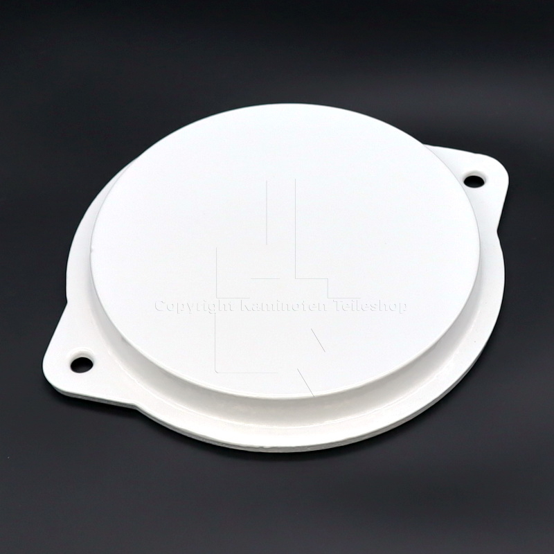 Jotul F 260 Serie Deckel für Rauchrohrabgang in WHE weiß emailliert