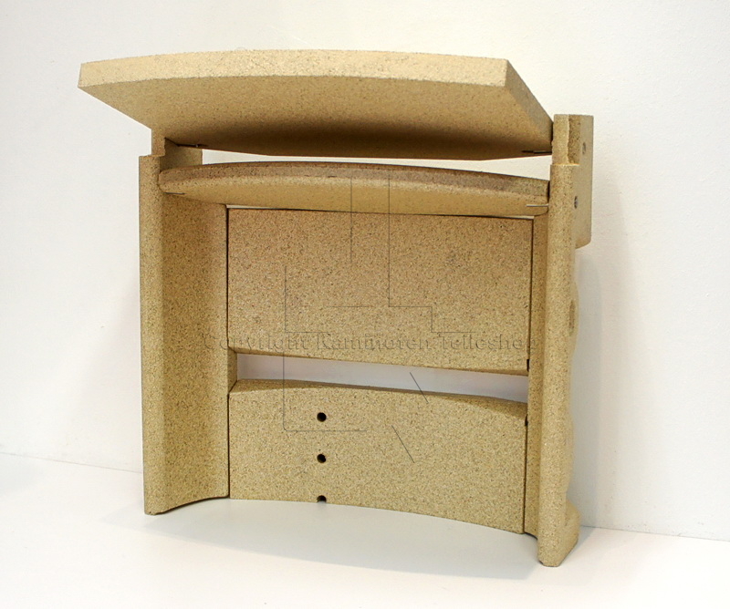 Scan 65 Brennraumauskleidung für Kaminofen mit Seitenscheiben