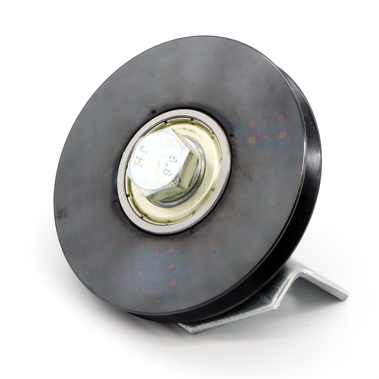 Rolle, Riemenrolle, Kopfbolzen, Metallring, Schwarz
