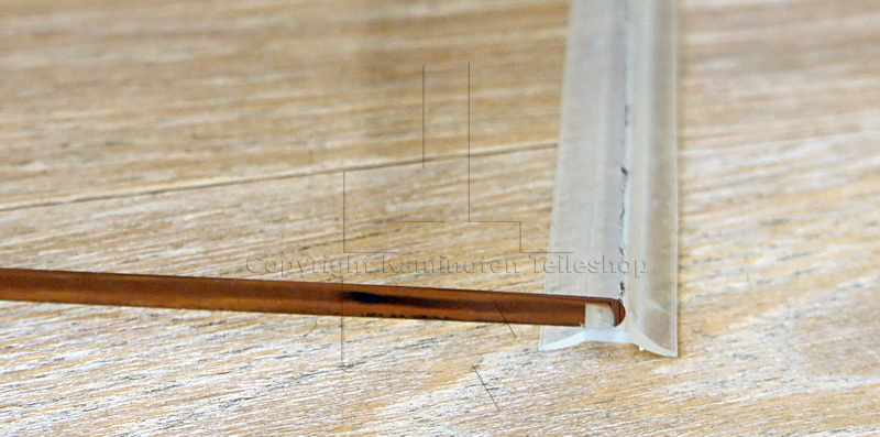 Profildichtung für Galsbodenplatte