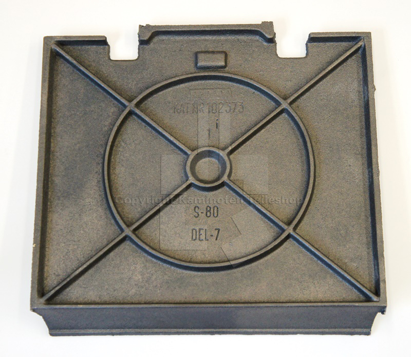 Jotul I 80 RH / TD / SH / SL seitliche Hitzeschutzplatte aus Guss Rückseite