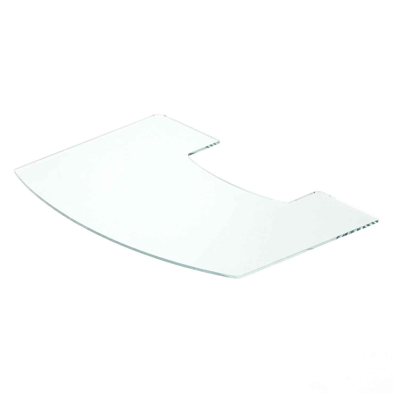 Glasplatte, Gebogenes Glas, 透明 Glas, Geformtes Glas, Studio-Glas