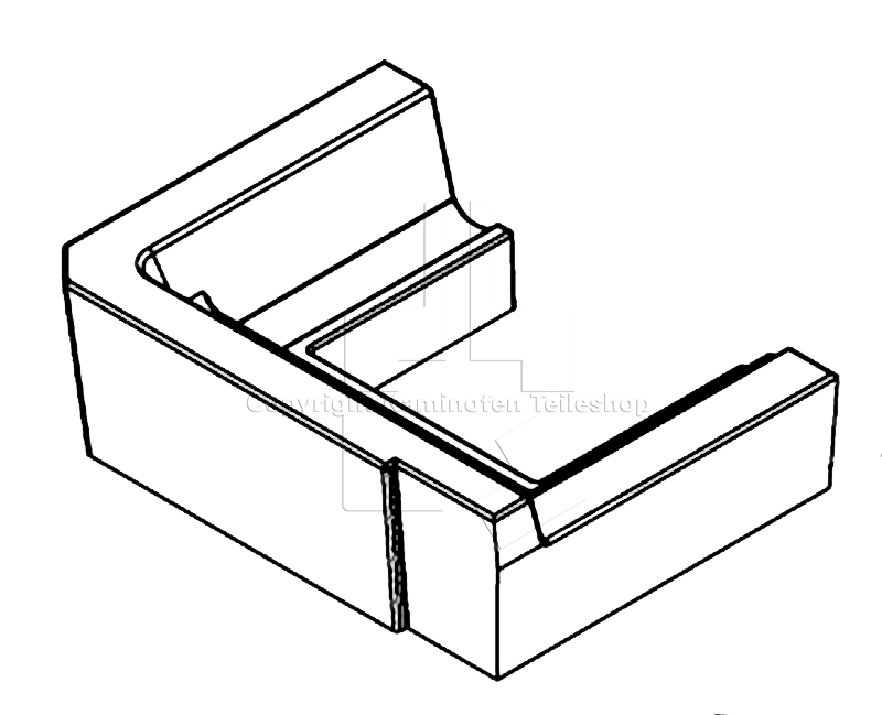 Nordpeis Salzburg C rechts Bodenstein der Brennraumauskleidung links
