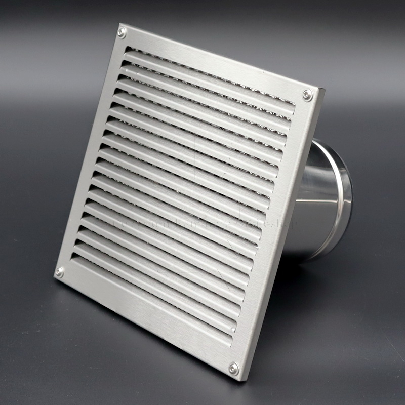 Außenluftgitter Ø 100 mm aus Edelstahl