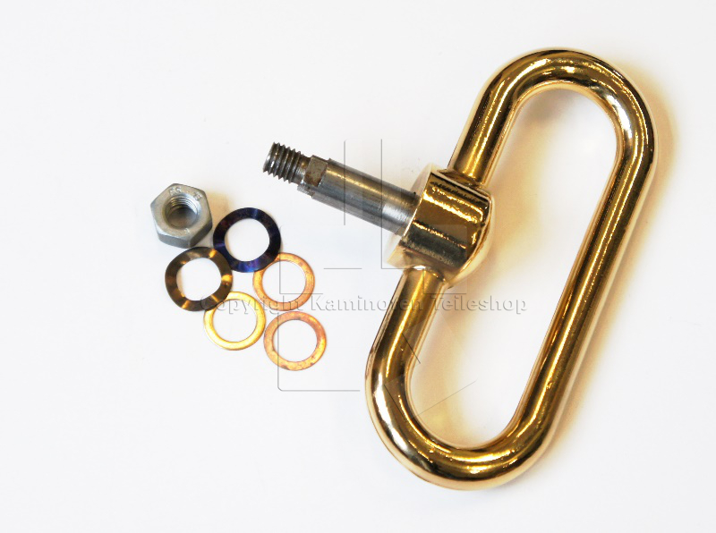 Scan Türgriff G1 in Gold komplett mit Zylinder für Scan 4