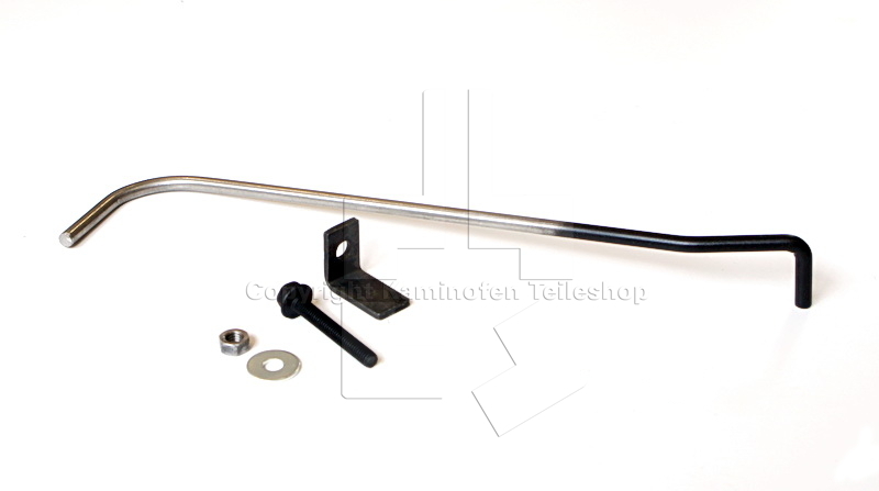 Rüttelrostgestänge mit Haltewinkel und Befestigungsmaterial für Jotul F 220 und Jotul 2 Petite