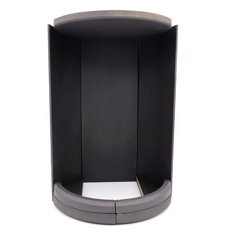 Skantherm elements rund Brennraumauskleidung in schwarz