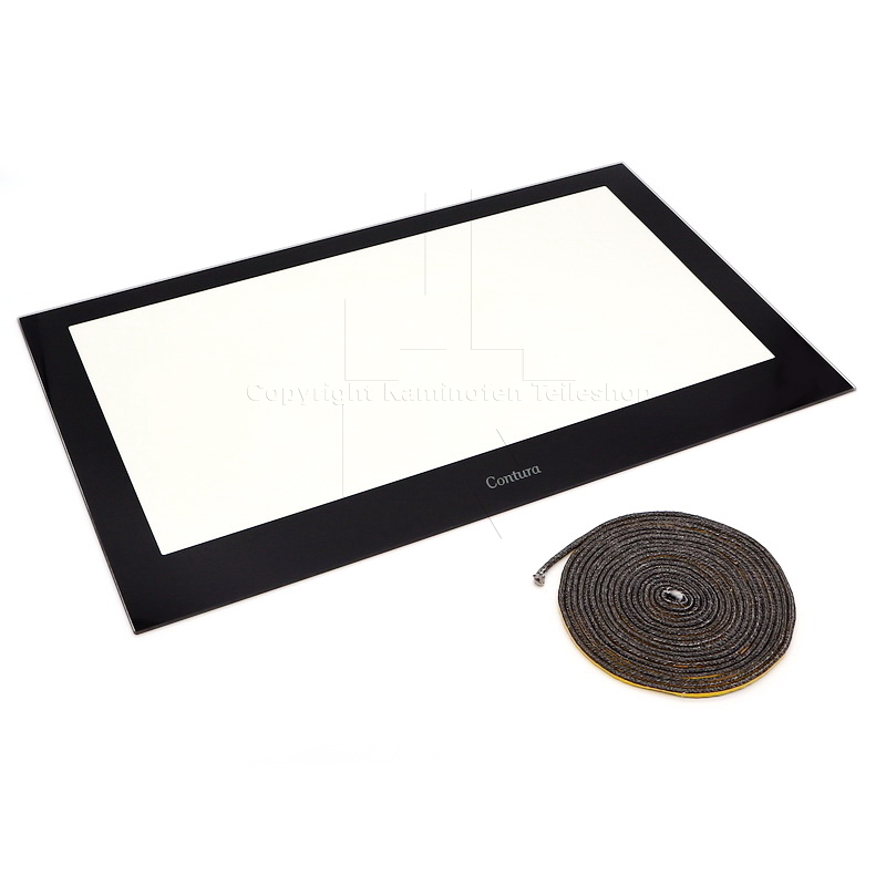 Contura 330G Kaminscheibe für Glasfront