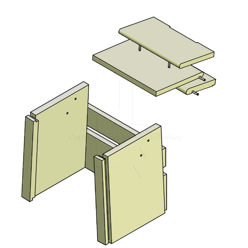Scan 62 Brennraumauskleidung - Prinzipzeichnung