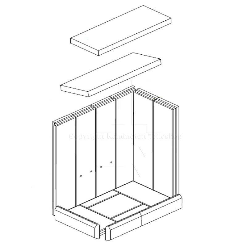Scan 5004 FL Brennraumauskleidung - Zeichnung