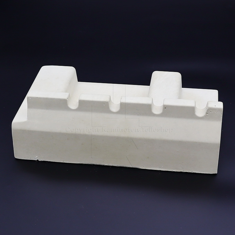 Nordpeis X-25F Bodenstein links der Brennraumauskleidung