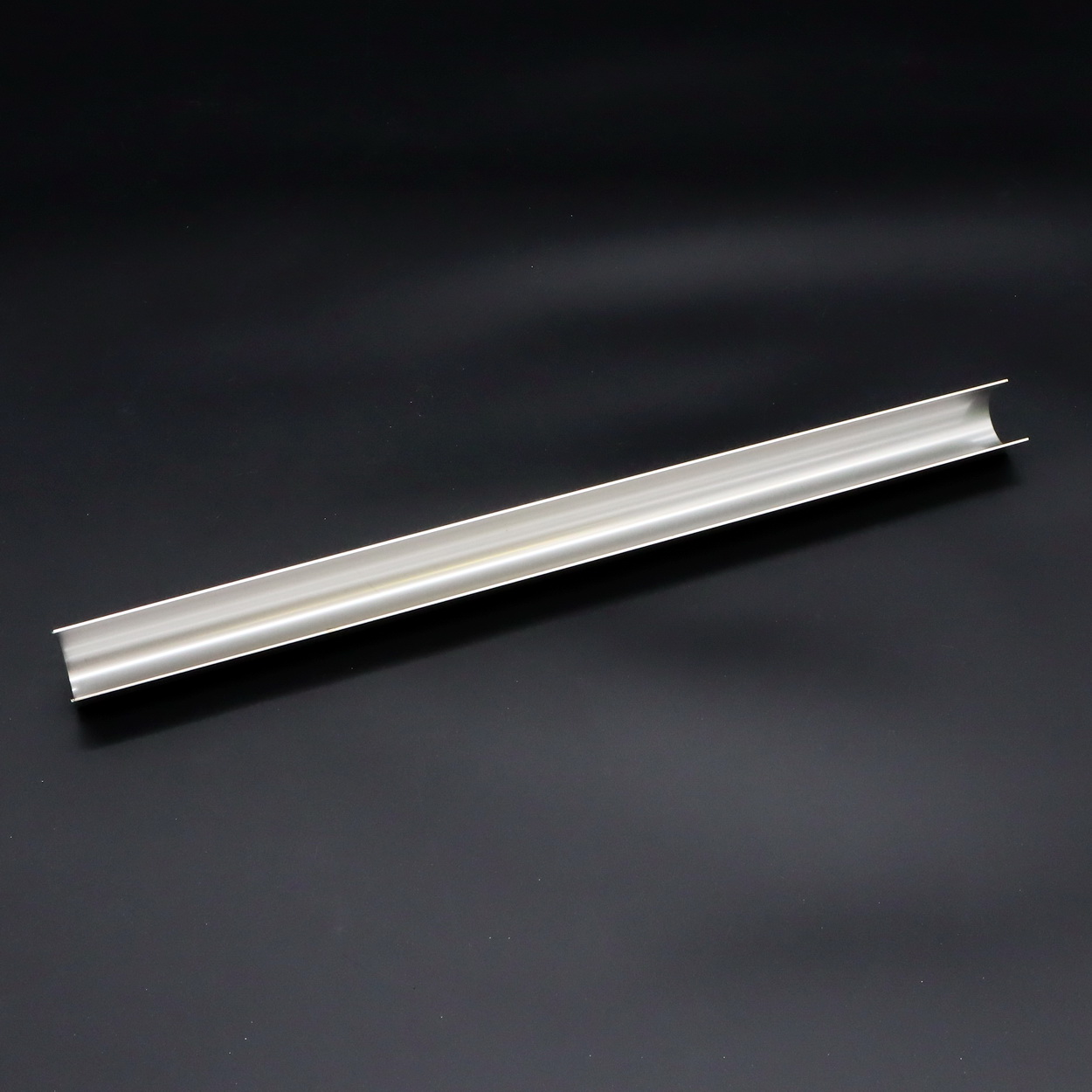 Aluminiumprofil, U-förmiges Profil, Silber, Längsprofil, Bauteil