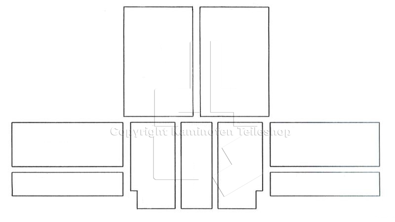Scan 25 mit Hebetür Ofenauskleidung bis Baujahr 02.1996