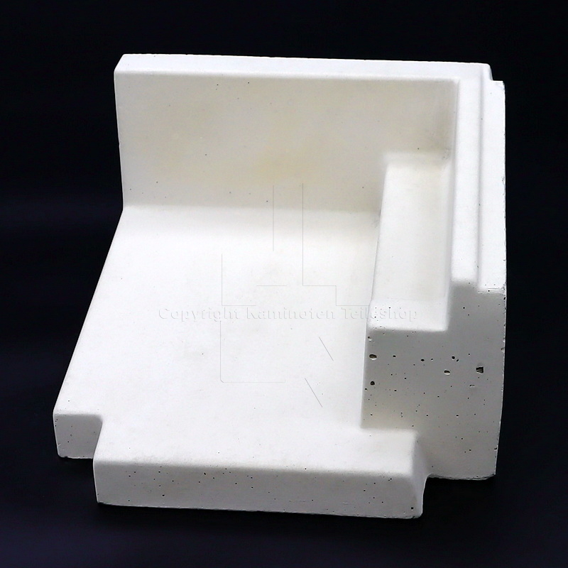 Nordpeis Praha Brennraumboden rechts aus Thermotte