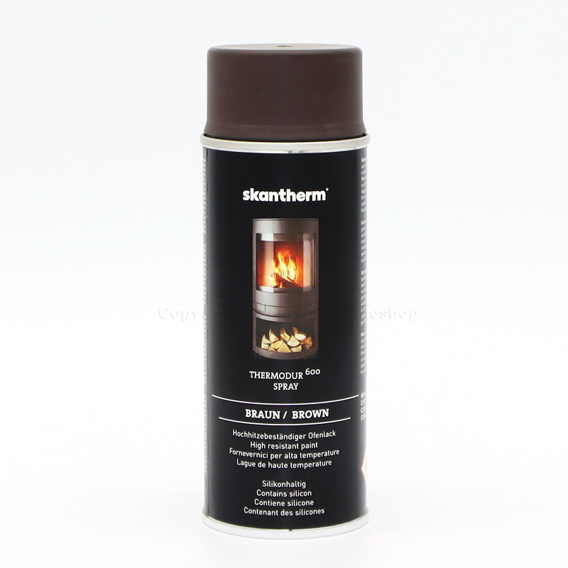 Skantherm Lackspray Braun für Kaminöfen